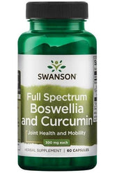 Swanson - Full Spectrum Boswellia and Curcumin - 60 caps - Nutri.se